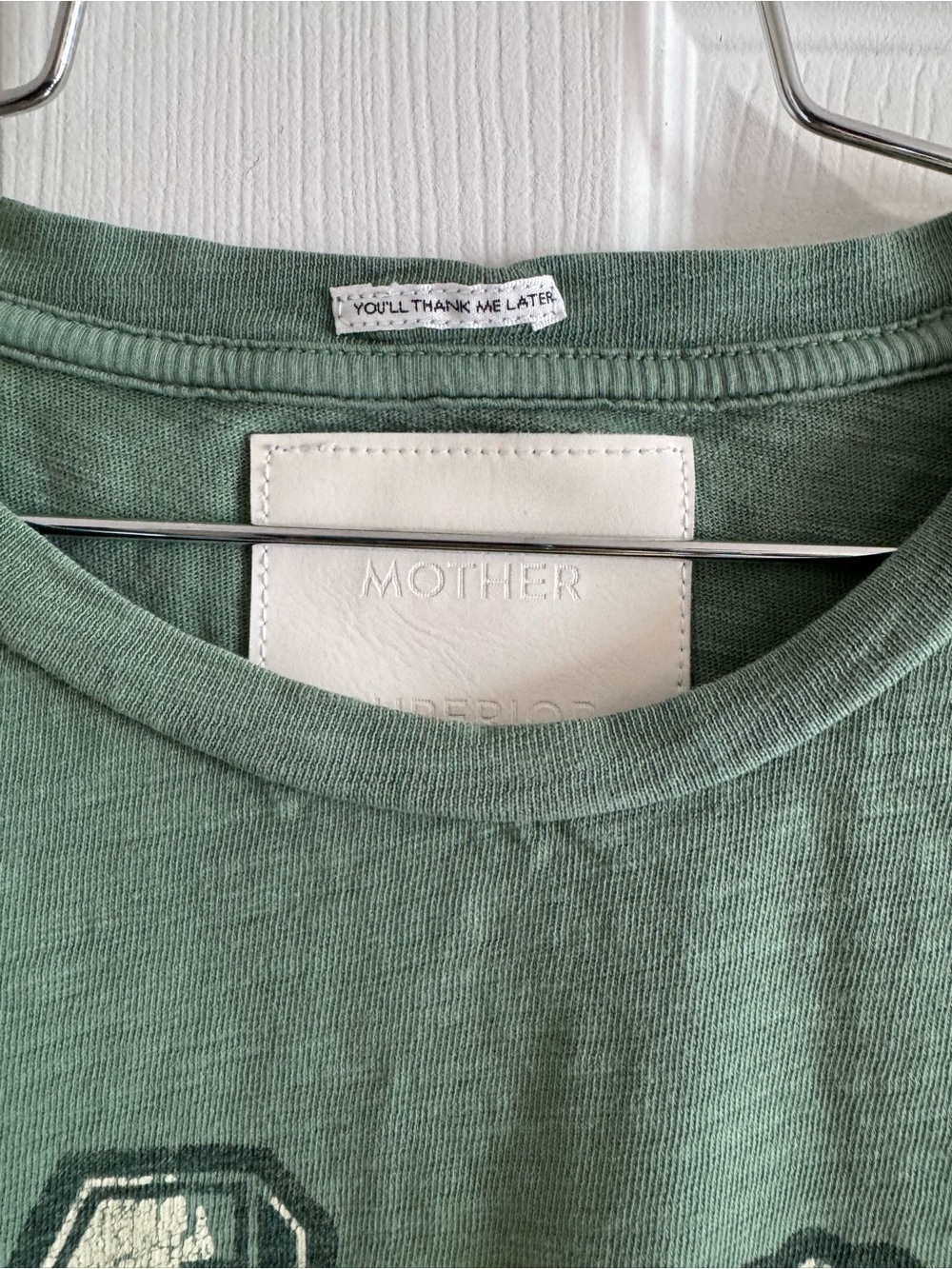 MOTHER brand Green Graphic Tee XL - Picture 3 of 4